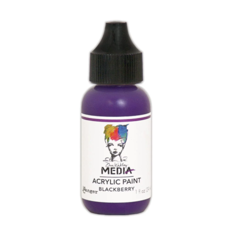 Ranger Dina Wakley Media Acrylic Paint - Blackberry