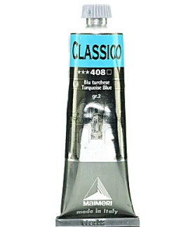 Maimeri - Classico Oil Paint 60ml - Turquoise Blue 408