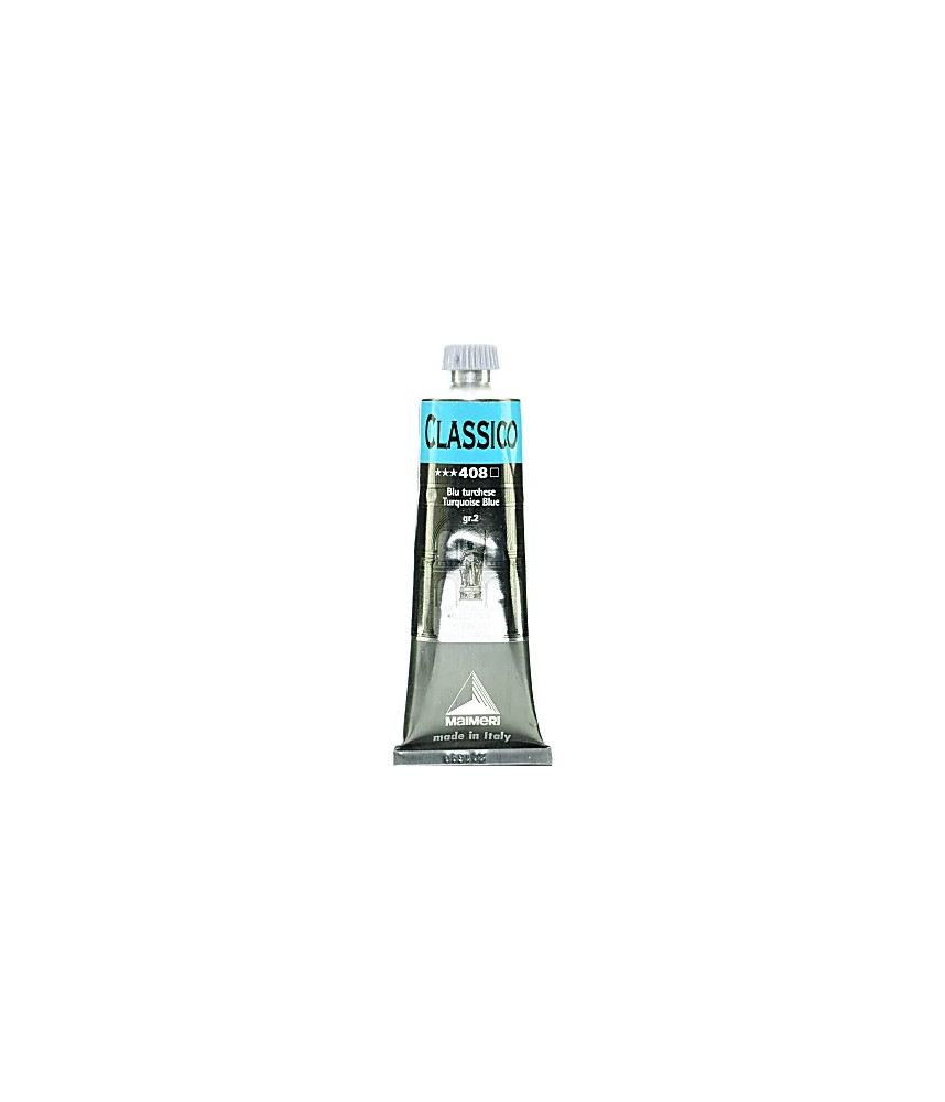 Maimeri - Classico Oil Paint 60ml - Turquoise Blue 408