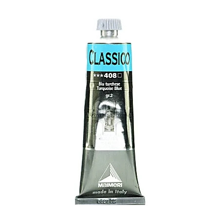 Maimeri - Classico Oil Paint 60ml - Turquoise Blue 408
