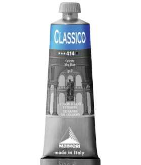 Maimeri - Classico Oil Paint 60ml Celeste Sky Blue 414