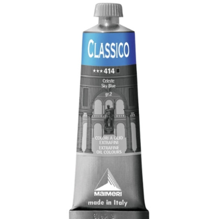 Maimeri - Classico Oil Paint 60ml Celeste Sky Blue 414