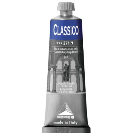 Maimeri Classico Oil Paint 60ml Cobalt Blue Deep Hue 371