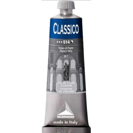 Maimeri - Classico Oil Paint 60ml - Paynes Grey 514