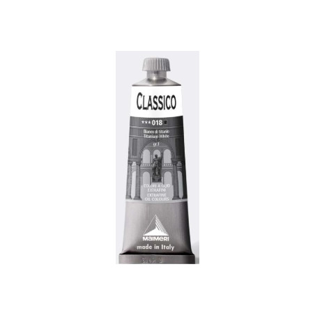 Maimeri - Classico Oil Paint 60ml - Titanium White 018