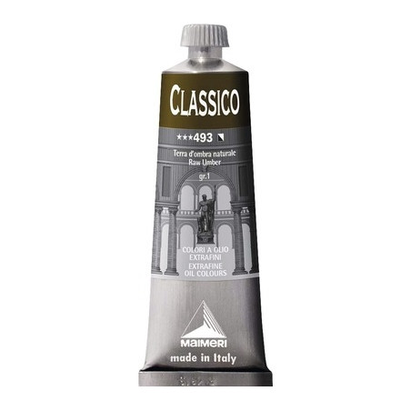 Maimeri - Classico Oil Paint 60ml - Raw Umber 493