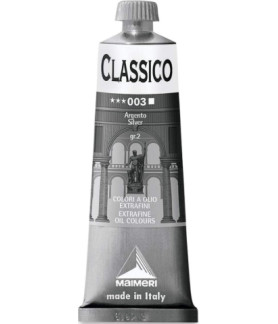 Maimeri - Classico Oil Paint 60ml - Silver 003