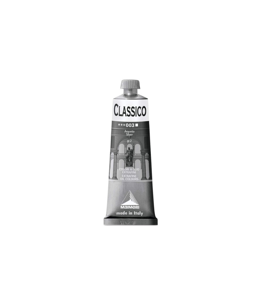 Maimeri - Classico Oil Paint 60ml - Silver 003