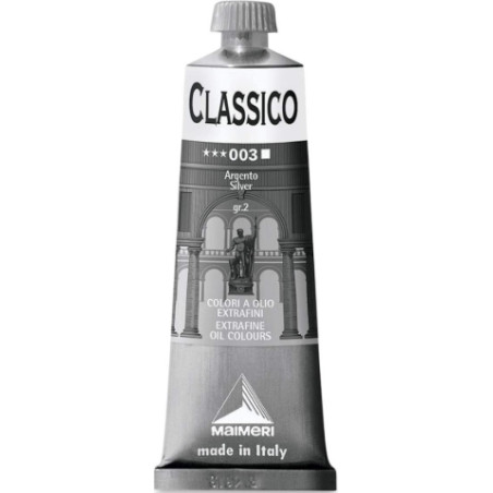 Maimeri - Classico Oil Paint 60ml - Silver 003