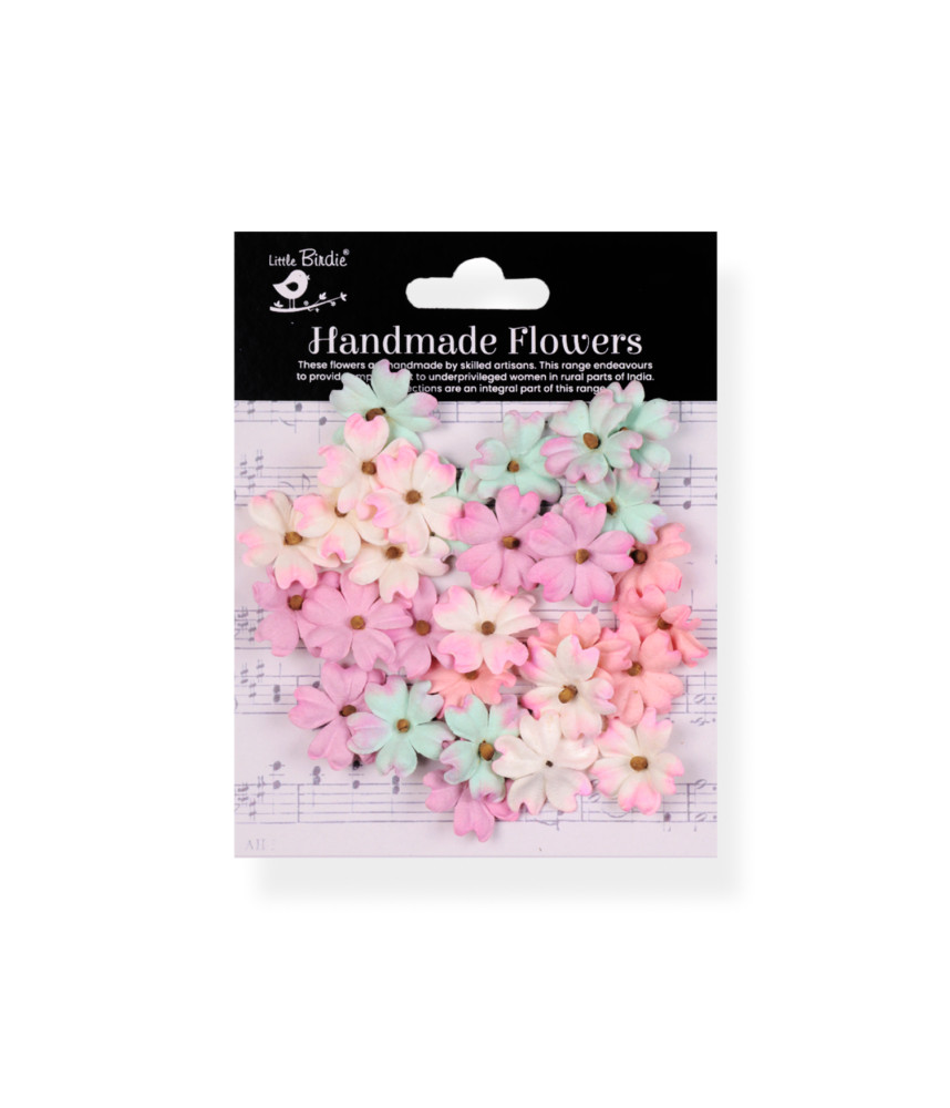 Little Birdie Handmade Flowers Butter Cup - Fairy Garden (8pc)