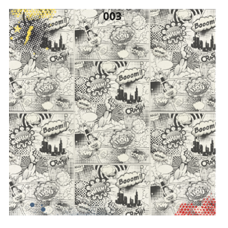 Scrap Collections Comic Hero's 12 x 12 Scrapbook Paper 003