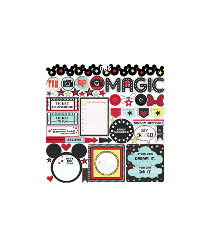 Scrap Collections Fantasy Land 12 X 12 Scrapbook Paper 006