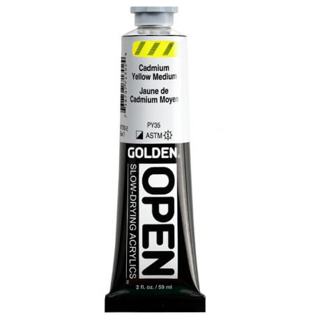 Golden - Open Slow Drying Acrylics Paint 59ml Cadmium Yellow Medium