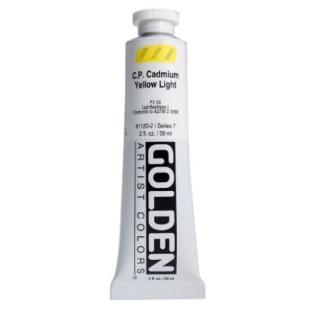 Golden - Heavy Body Artist Acrylic Paint 59ml - Cadmium Yellow Light