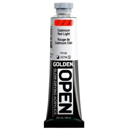 Golden - Open Slow Drying Acrylic Paint 59ml Cadmium Red Light