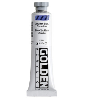 Golden - Heavy Body Acrylic Paint 59ml Cerulean Blue Chromium