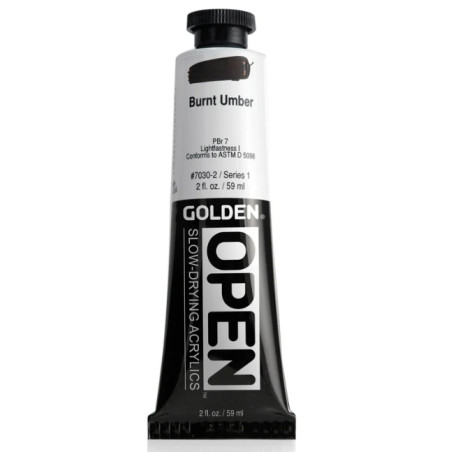Golden - Open Slow Drying Acrylic 59ml Burnt Umber