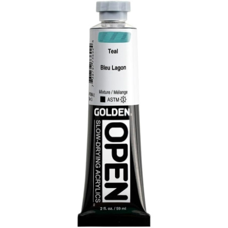 Golden - Open Slow-Drying Acrylics 59ml Teal