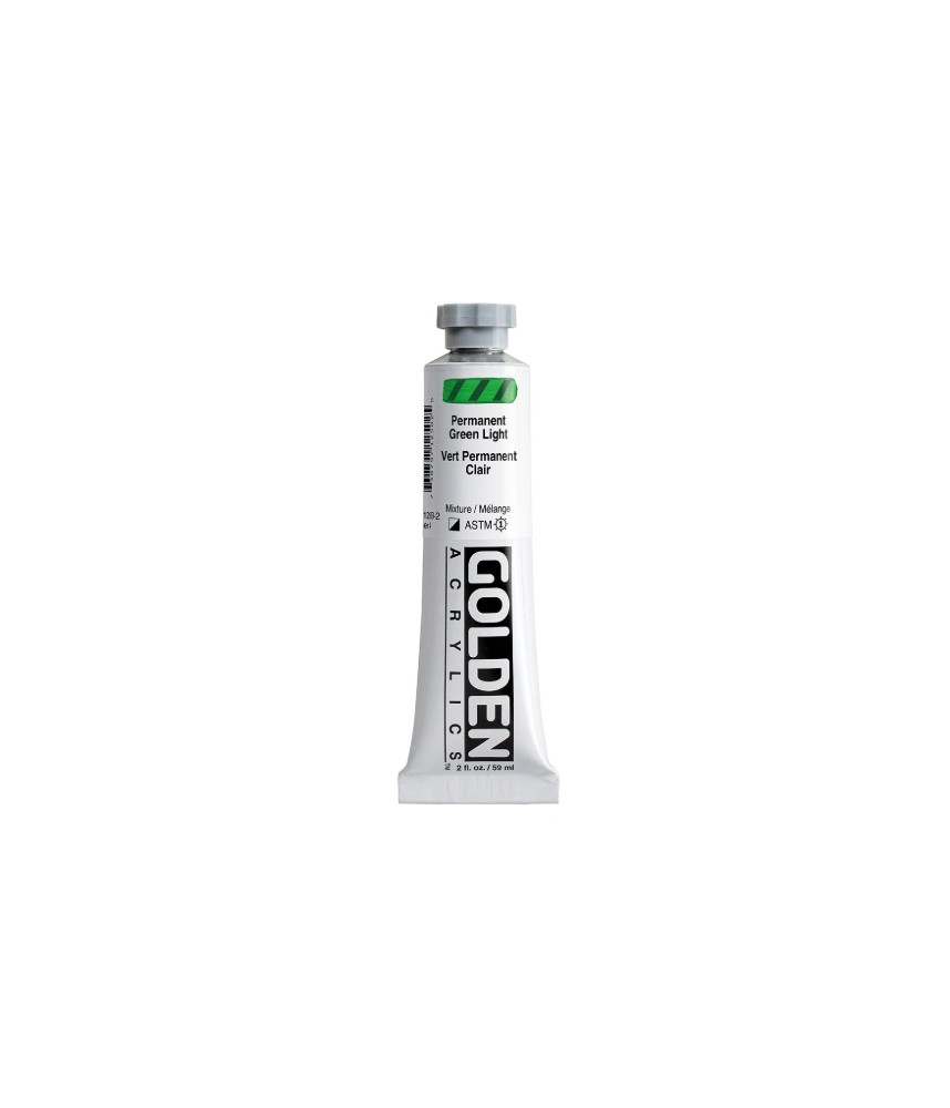 Golden - Heavy Body Acrylic 59ml Permanent Green Light
