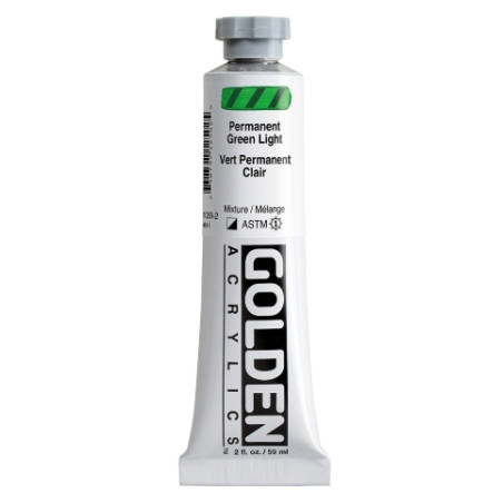Golden - Heavy Body Acrylic 59ml Permanent Green Light