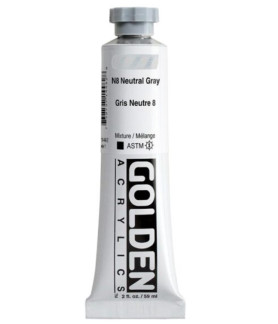 Golden-Heavy Body Acrylic Paint 59ml N8 Neutral Gray