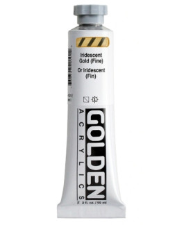 Golden - Heavy Body Acrylic 59ml Iridescent Gold (Fine)