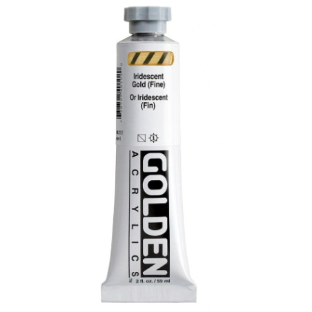 Golden - Heavy Body Acrylic 59ml Iridescent Gold (Fine)