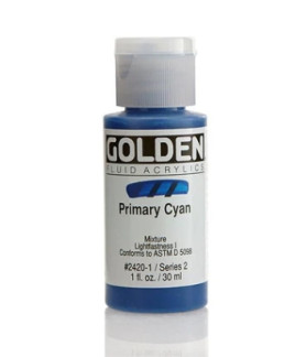 Golden - Fluid Acrylics 30ml Primary Cyan