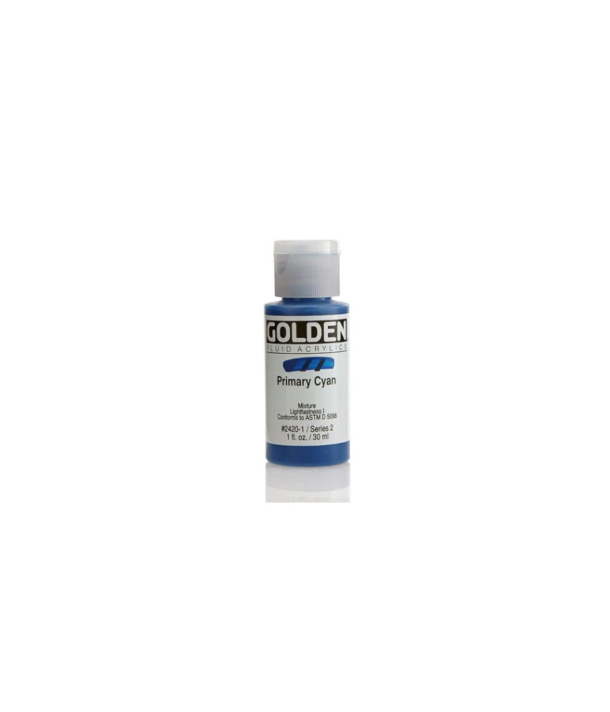 Golden - Fluid Acrylics 30ml Primary Cyan