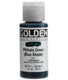 Golden - Fluid Acrylics 30ml Phthalo Green (Blue Shade)