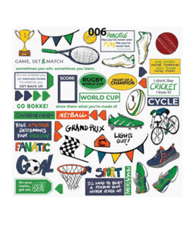 Scrap Collections Sport Paper 006