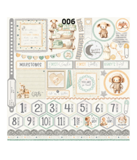 Scrap Collections Little One 12 X 12 Scrapbook Paper 006