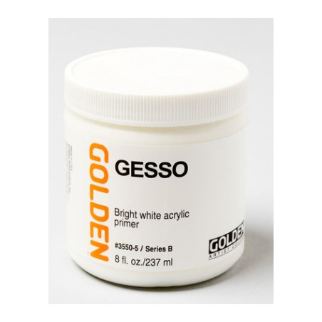 Golden - Bright White Gesso 237ml