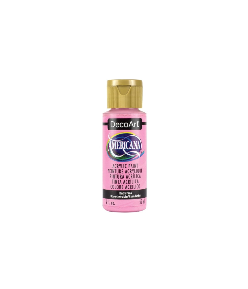 DecoArt - Americana Acrylic 59ml Paint Baby Pink