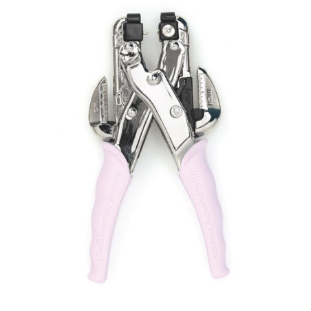 Crop-A-Dile Lilac Handle Eyelet and Snap Punch