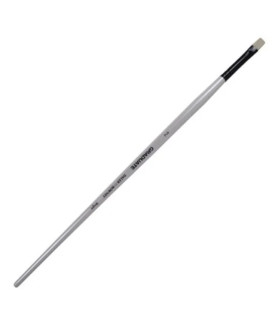 Daler-Rowney Long Handle Bristle Bright Graduate Flat Brush Size 2 White