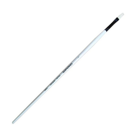 Daler-Rowney Long Handle Bristle Filbert Graduate Brush Size 1 White