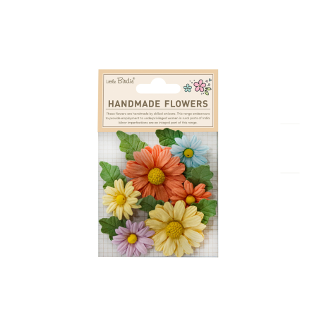 Little Birdie Handmade Flower Anya - Vibrant Aura 6pc