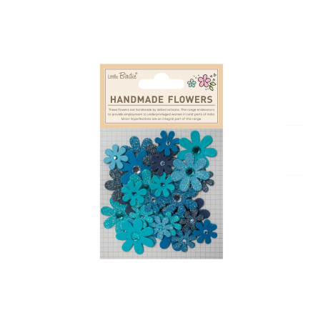 Little Birdie Handmade Flowers Sparkle Florettes - Pink Passion 30pc