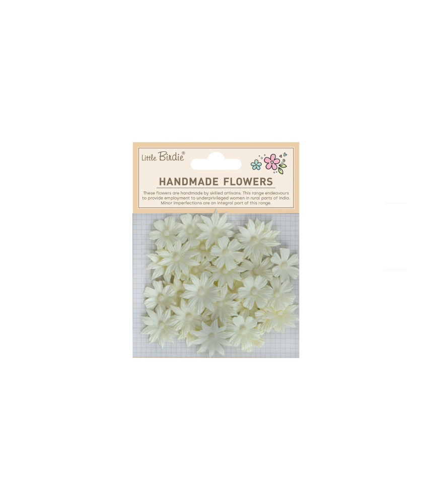 Little Birdie Handmade Flowers Valerie - Ivory Pearl 32pc