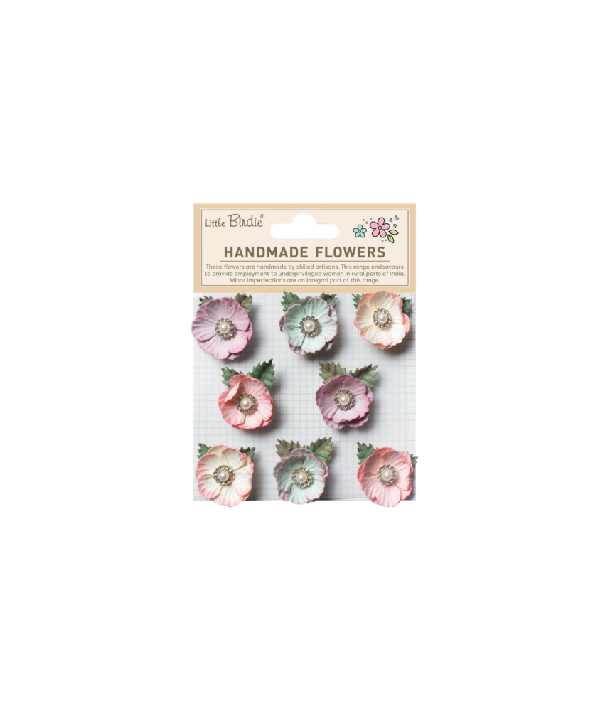 Little Birdie Handmade Flower Butter cup - Fairy Garden 8pc