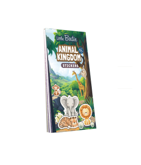 Little Birdie Stickers Book -Animal kingdom, Approx 14 x 7.2cm 12sheet