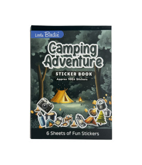 Little Birdie Stickers Book - Camping Adventure, Approx 18.1 x 12.4cm 6sheet