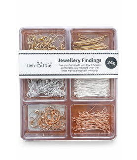 Little Birdie My Bead Studio - Jewellery Findings, Assorted Finish, 24gm