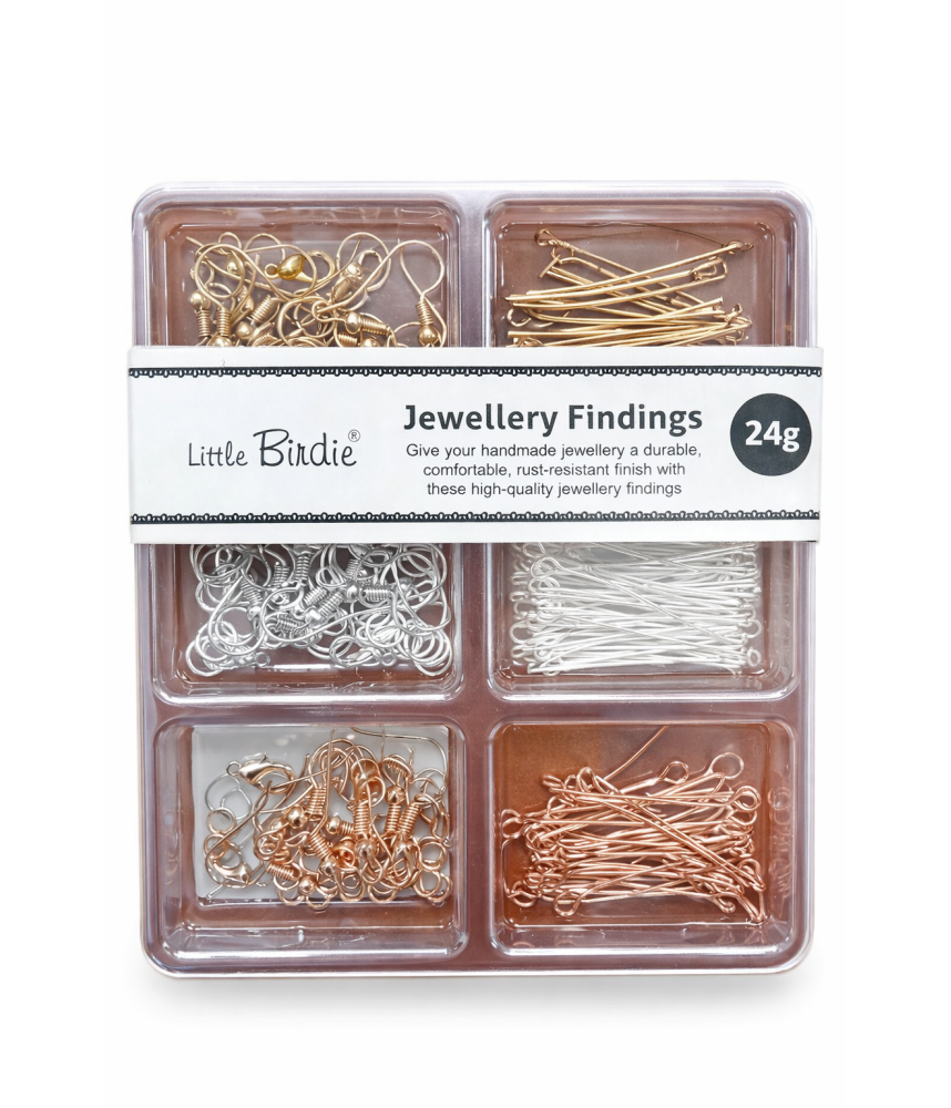 Little Birdie My Bead Studio - Jewellery Findings, Assorted Finish, 24gm