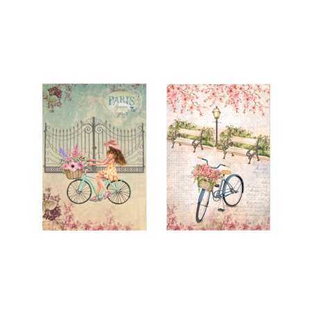 Little Birdie Decoupage/Tissue Paper-On The Move A4 Size 2Sheets