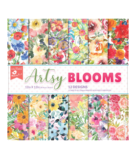 Little Birdie 12x12 Paper Pack - Artsy Blooms