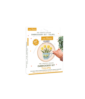 Little Birdie DIY Embroidery Kit - Tulips