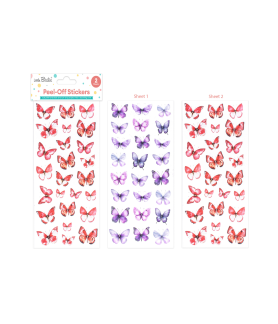 Little Birdie Peel Off Stickers - Wonder Wings, Approx 9 x 4in 2sheet