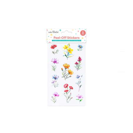 Little Birdie Peel off Sticker - Bloom & Grow, Approx 18.1 x 10.4cm, 1 Sheet